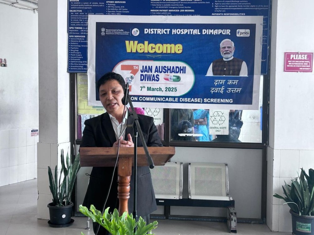 Dr Temsu Longkumer, Chief Medical Officer, Dimapur.
